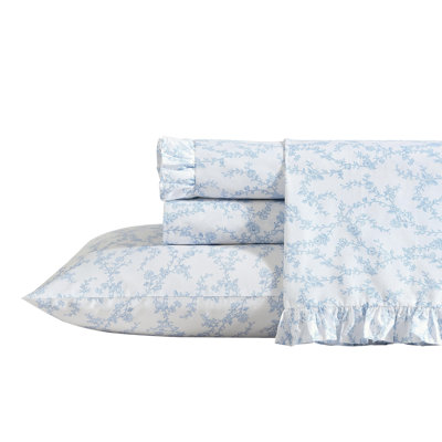 Ensemble de draps en coton Laura Ashley