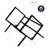 Steel 12'' H Media Shelves-83830587