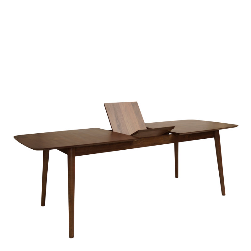 McGuffey Extendable Dining Table, Smoked Oak