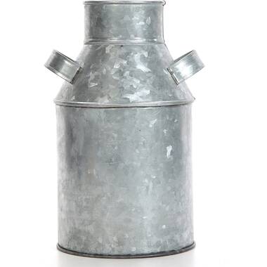 8 Galvanized Decorative Milk Jug by Ashland®