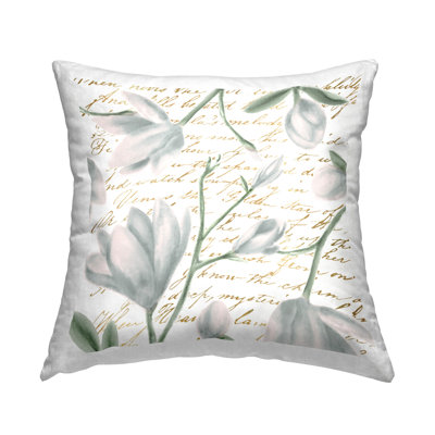 Coussin Tulipes Over Cursive