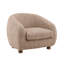 Peggy Polyester Occasional Chair, Paris Latte