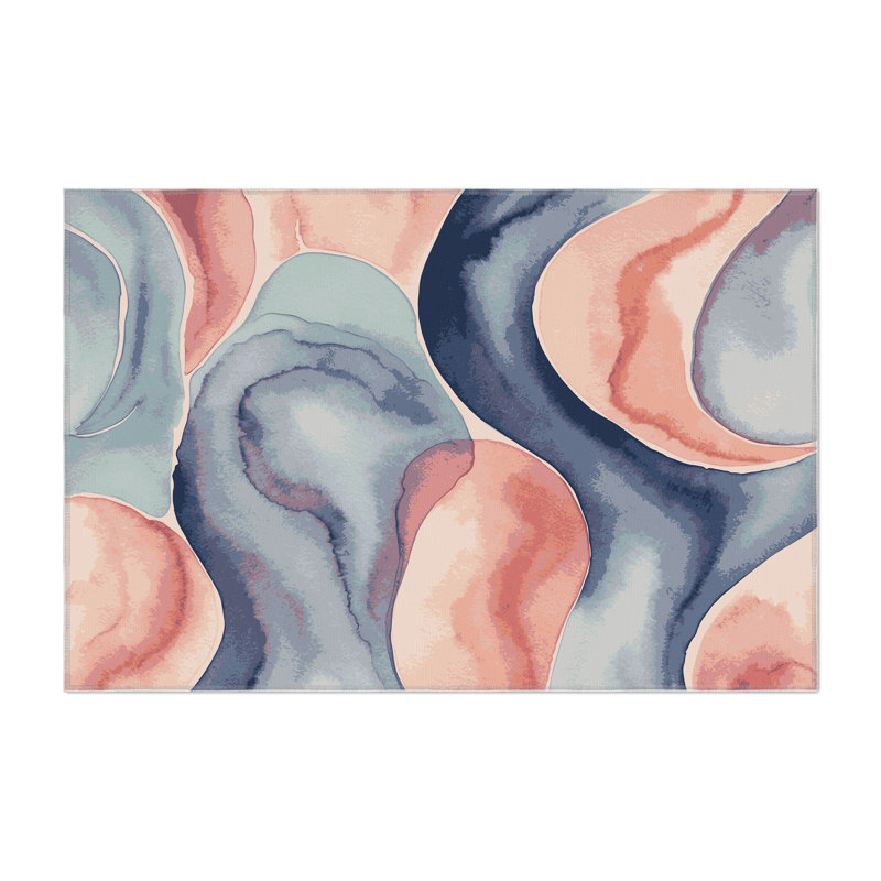 Tapis intérieur et extérieur Ocean Veil, Rectangle 1'6" x 2'6"