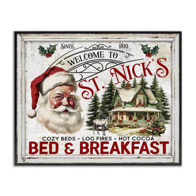 Art giclée St Nick's Bed & Breakfast par Creatif Belle