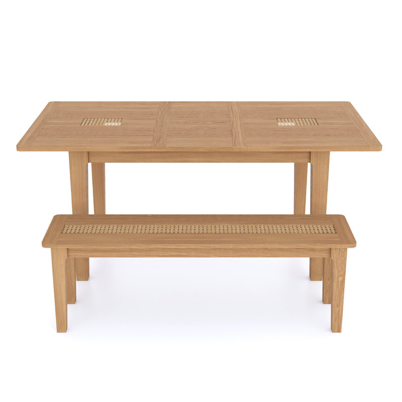 Wantaugh Solid Wood Bench