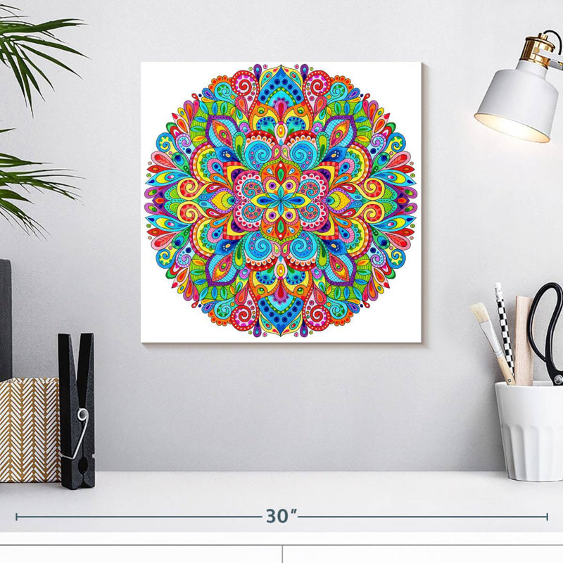 Mandala de bonbons durs Kerner, H 16 po x l 16 po