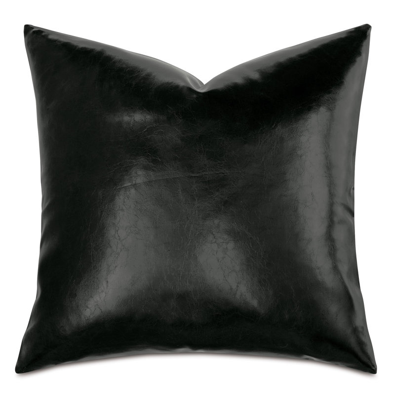 Muse Square Pillow Cover & Insert, Ink, 24"H x 24"W