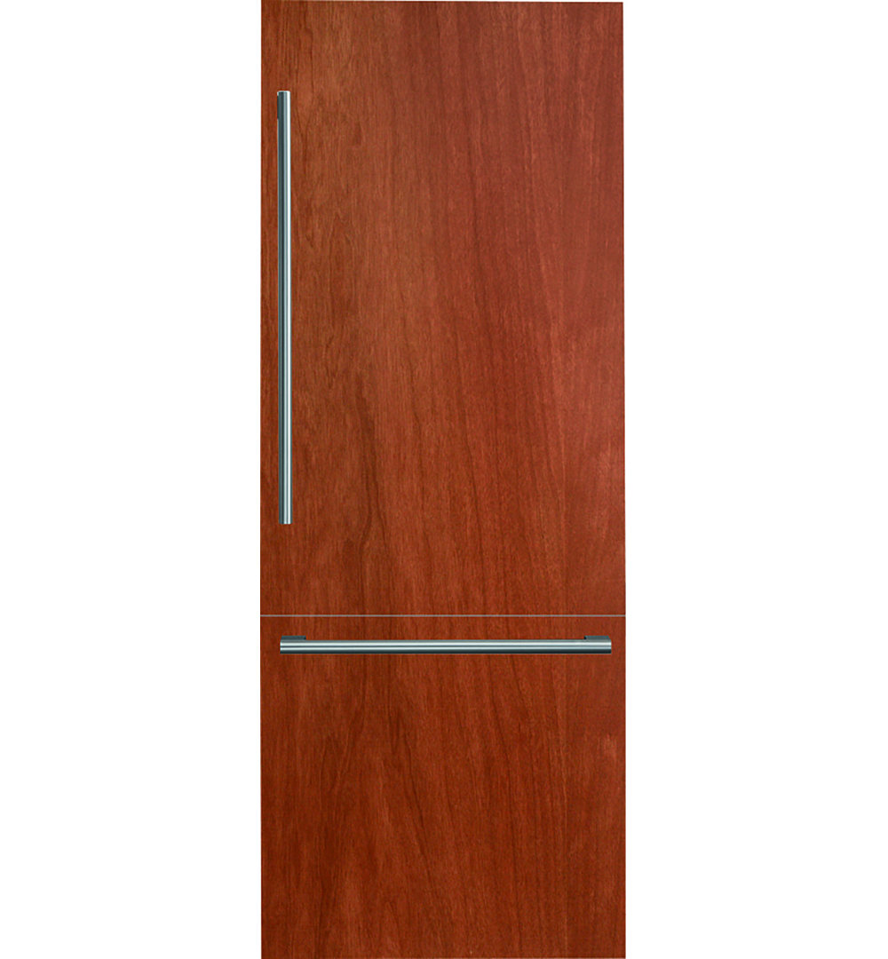 30" Counter Depth Panel Ready Bottom Freezer 16.4 cu. ft. Energy Star Refrigerator Blomberg 