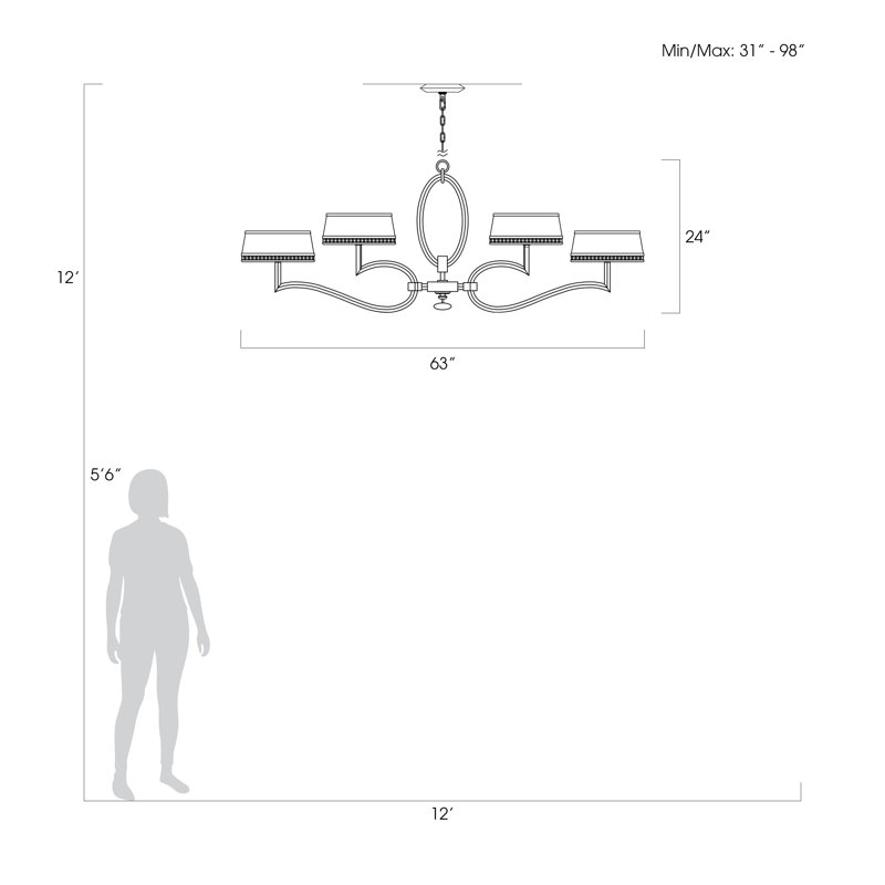Allegretto 6 - Light Chandelier