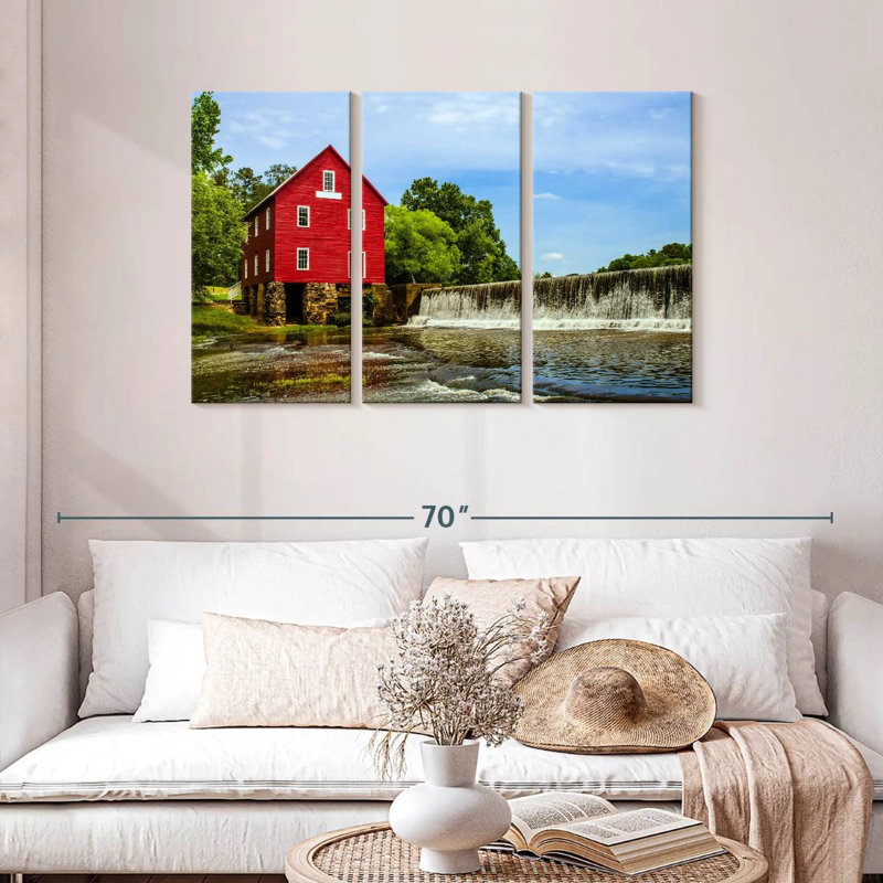Lilie Starr's Mill, 28" H x 45" W