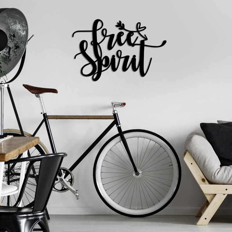Elegant Black Metal Wall Accessory, 22.0 x 14.6 inches | 100% Durable Metal, Thickness: 0.06 inches | Lightweight Design (1.1 lbs) | Perfect for Modern Home Decor & Stylish Interiors, Eye-Catching Accent Piece