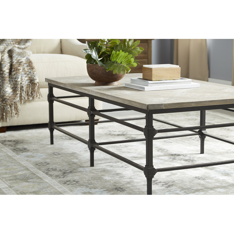Coldiron Solid Wood Cocktail Table