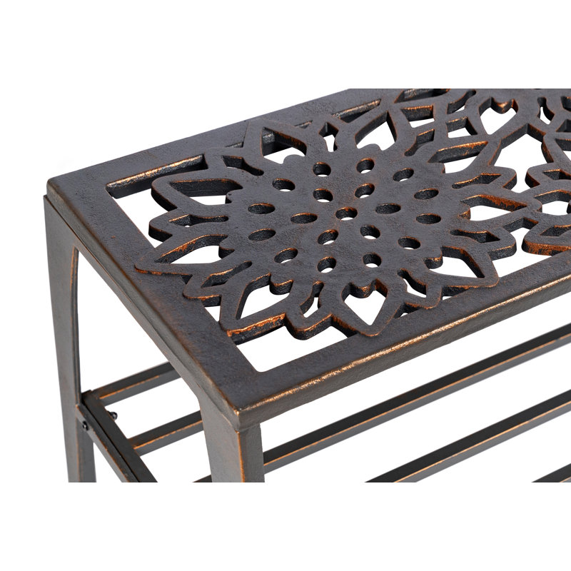 Greber Iron Outdoor Bench