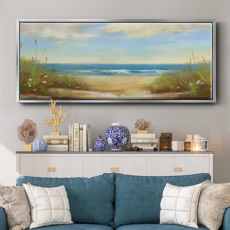 Serenity I- Framed Canvas