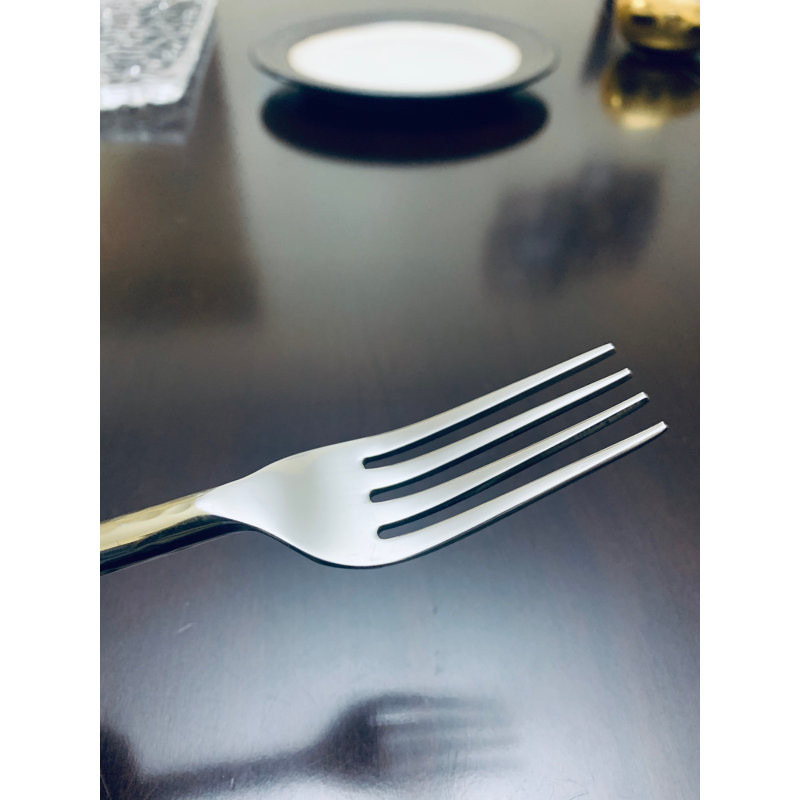 Everly Quinn Tiya Stainless Steel Flatware Set - Service for 12