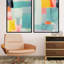 United Colors par Amy Lighthall - Ensemble de 2 reproductions de cadres photo simples-95642834-95642832