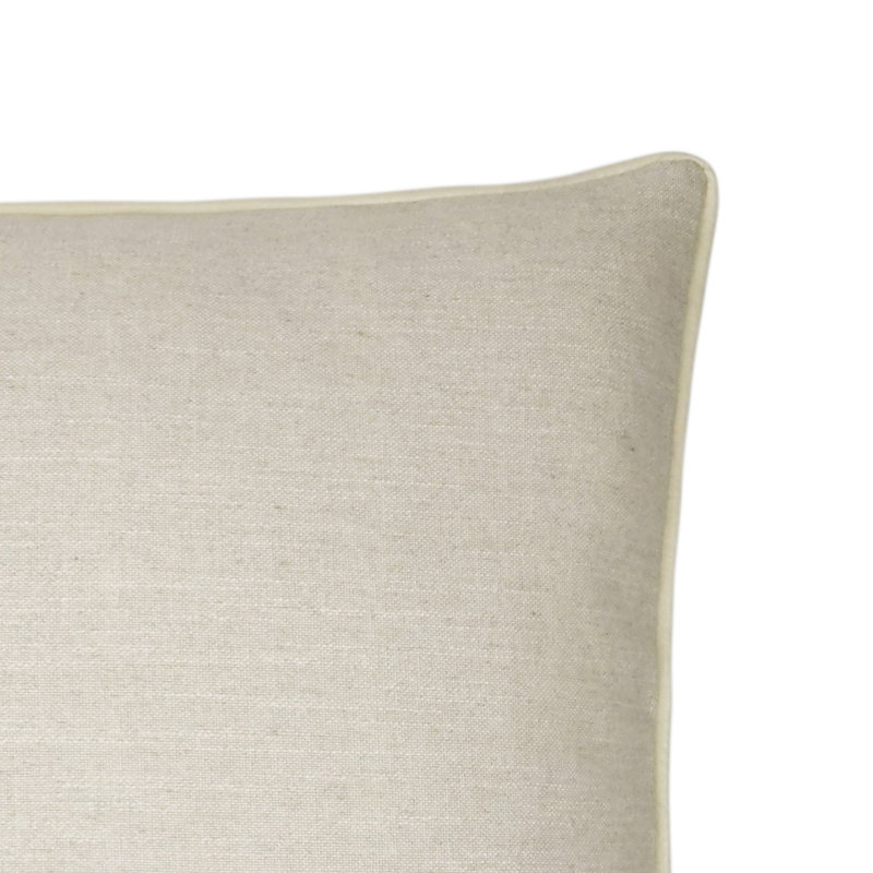 Ghent Decorative Pillow, Ivory, Square 24"