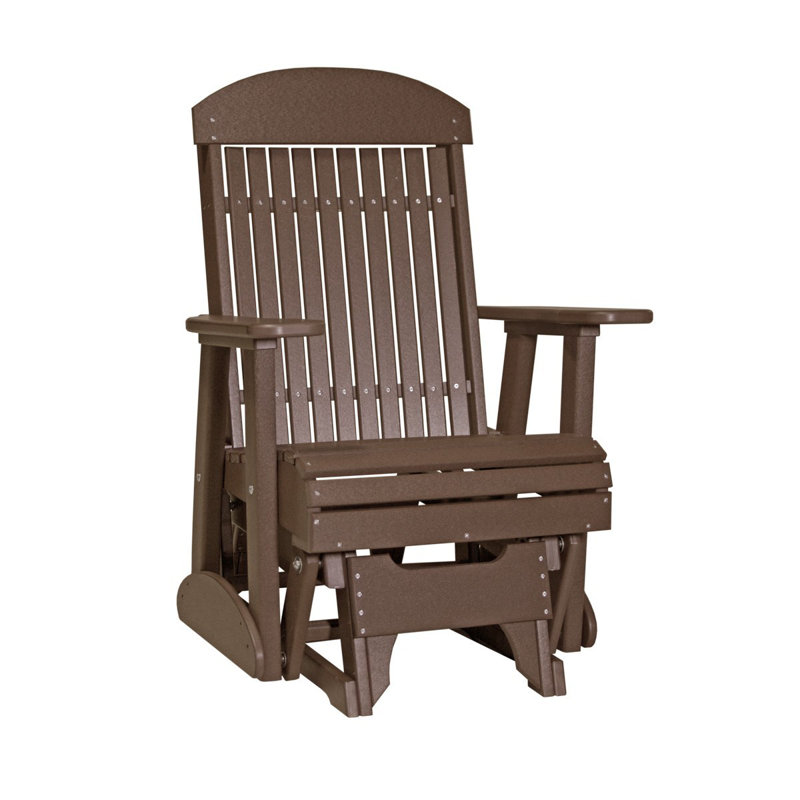 Fauteuil coulissant classique Bosom, Brun châtaigne
