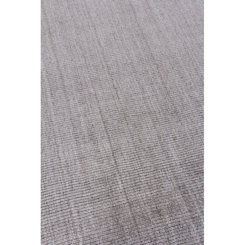 Robin Hand-Loomed Cotton Charcoal Area Rug, Rectangle 10' x 14', Gray