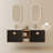 Chaffins Float Mounting Bathroom Double Vanity Set-414390468