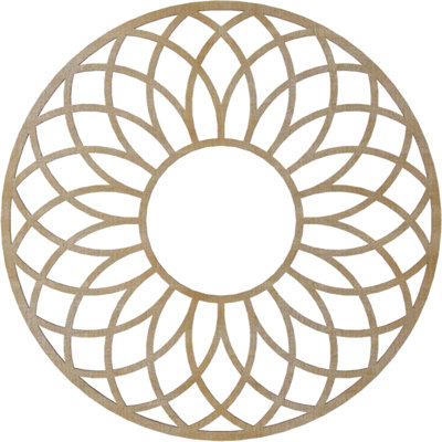 Médaillon de plafond 24 po x 24 pi x P 8 1/4 po x P 3/8 po Cannes