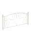 Lit en métal robuste et confortable avec système de fleurs unique, facile à assembler, adapté à divers matelas et à poids limite élevé