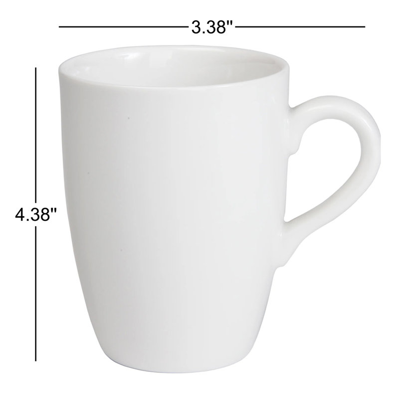 D&V Bistro Tapered Mug 12.75Oz (Set of 12)