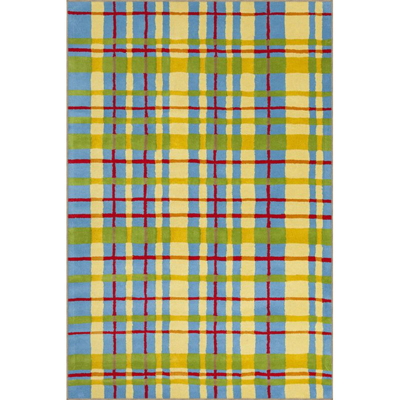 Tapis tissé à rayures multicolores lavable à la machine, Tapis de couloir 3 pi 3 po x 9 pi 10 po