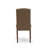 3 Piece Dining Set Contains a Rectangle Dining Room Table with Dropleaf and 2 Dark Coffee Linen Fabric Upholstered Chairs, Mahogany-1698589381-1698589435-1698589434