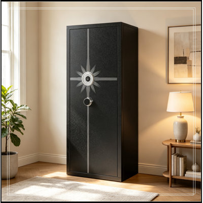 Armoire de bureau avec verrou d'empreinte digitale