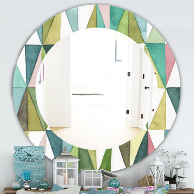 Miroir mural Mixed Geometric III