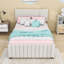 Arden Full Size Velvet Upholstered Platform Bed with Twin Trundle-305766811