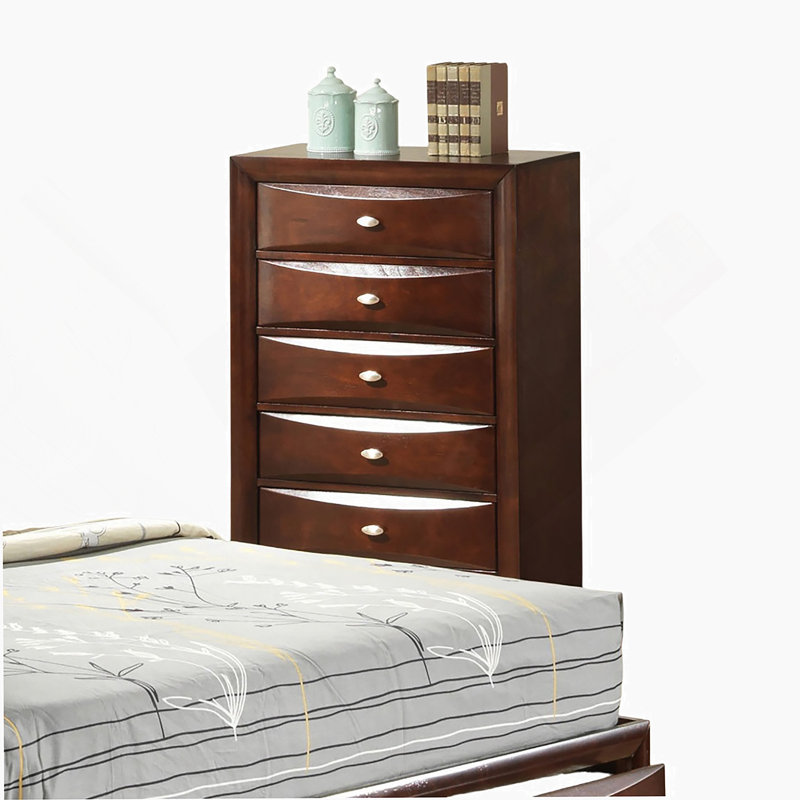 Mobilier de chambre à coucher 1 pièce, Cerisier
