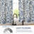 Kitchen Curtain Floral Tier Linen Short Pinstripe Cafe for Living Room Bathroom Julia Farmhouse Rustic Curtains Rod Pocket 2 Panels-866193583-866193568