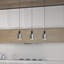 Luminaire suspendu linéaire à 3 lumières pour îlot de cuisine Essoura-272818802