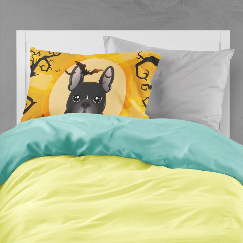 Microfiber, Black French Bulldog