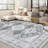 Machine Washable Rugs Vintage Non-Slip Low Pile Rubber Backing Area Rug for Living Room Bedroom Kitchen Dining Room Dorm and Bedside Decor-1067684199