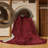 Machine Washable Solid Red Area Rug-939067088