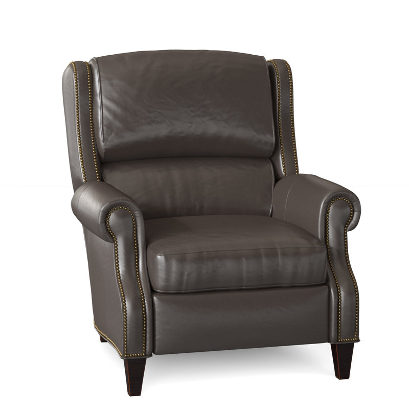 Huss Recliner, Outsider Raven Genuine Leather, Plantation, Power