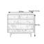 Console avec neuf tiroirs