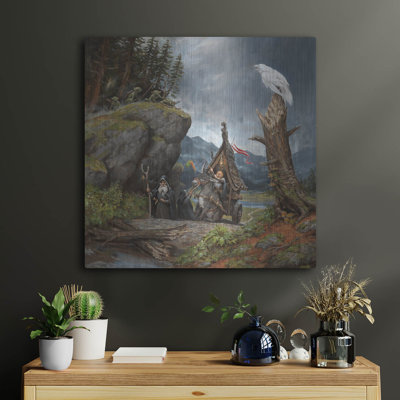  «The Goblin Ambush» par Fesbra, art mural en métal, 24 po x 24 po