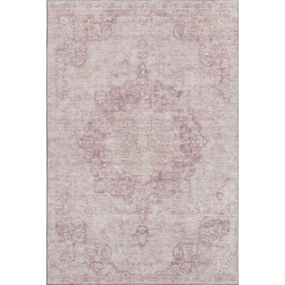 Premium Machine Washable Larock AMF1238 Global Rug