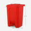 50L Red Pedal Bin - Large Kitchen, Home & Office Waste Solution