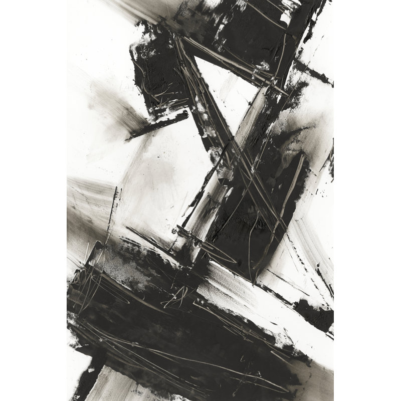 UA CH Diagonal Matrix II by Ethan Harper - Wrapped Canvas Painting, 46cm H x 30cm W x 3.8cm D