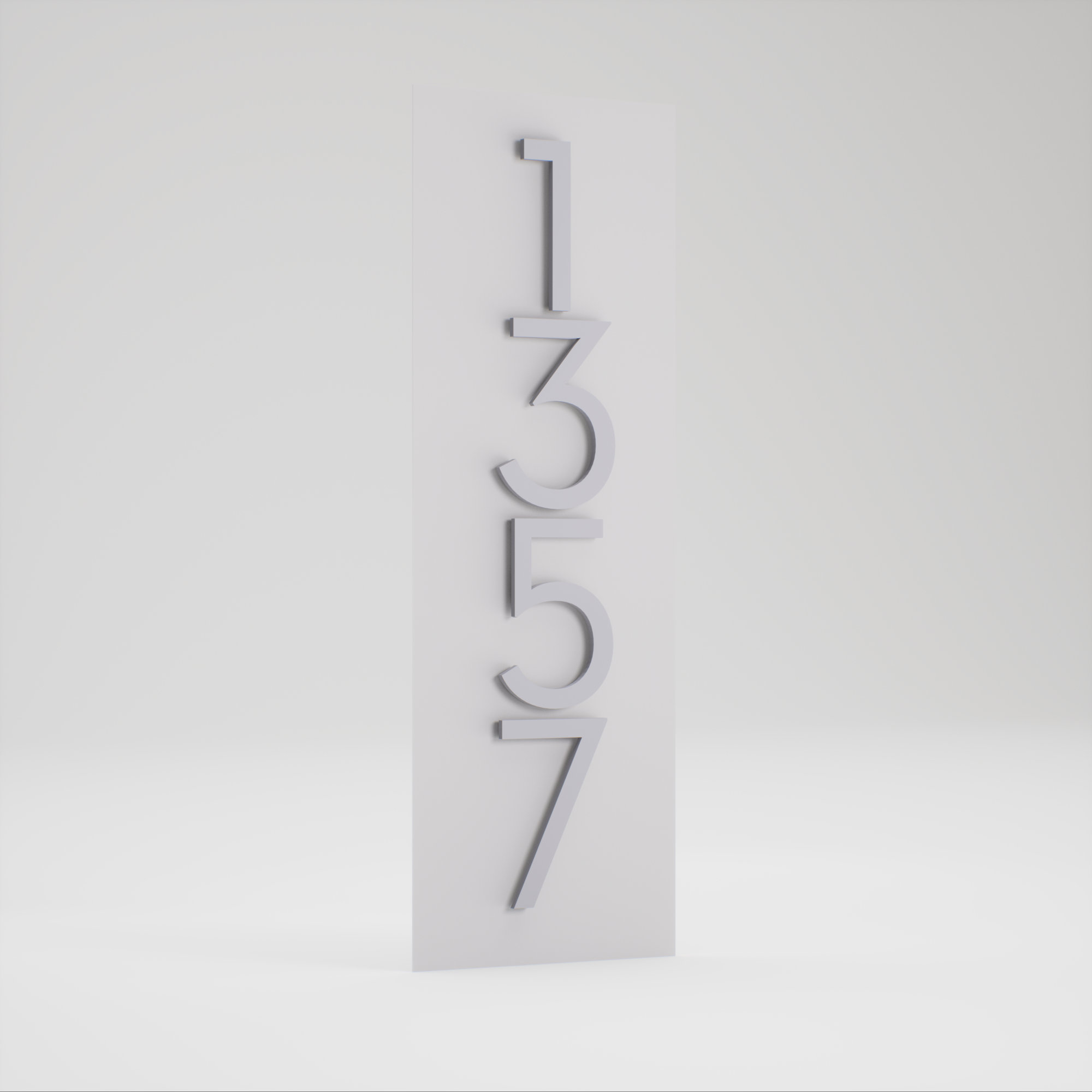 Simply Sweet Wall Address Plaque, White, Silver, Yes