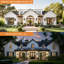 Ensemble de 2 appliques murales en aluminium pour l'extérieur Almantas