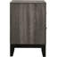 Table de chevet 2 tiroirs Grey Oak