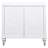 Franson 2-Door Mandala Accent Cabinet Distressed White