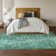 Premium Machine Washable Cerrito AMF577 Teal Rug