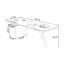 Bureau moderne et simple avec tiroirs-2060027523